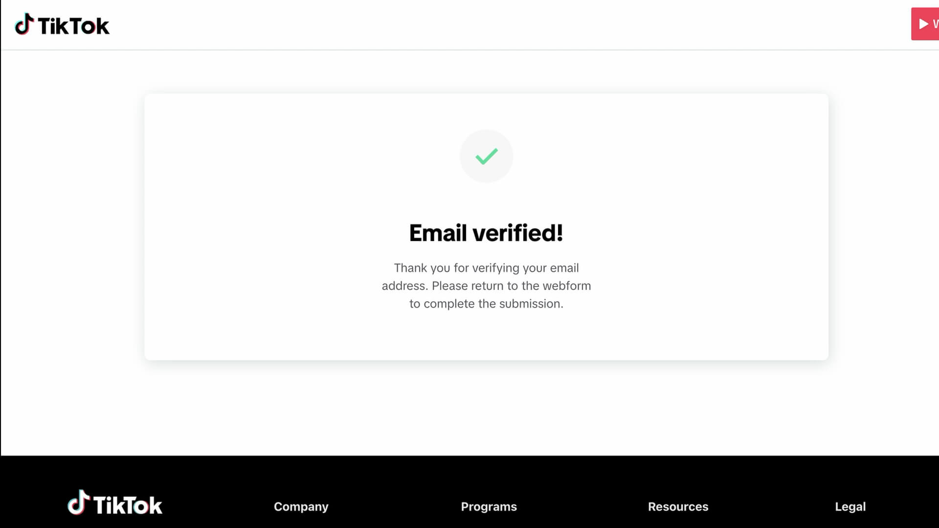 Email is now verified | MultiField CopyCat