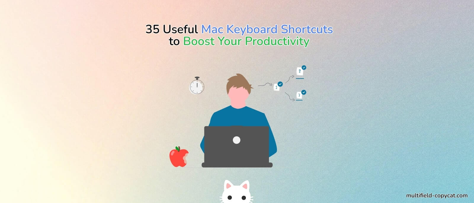 Cover image for Useful Keyboard Shortcuts for Mac Users | MultiField CopyCat
